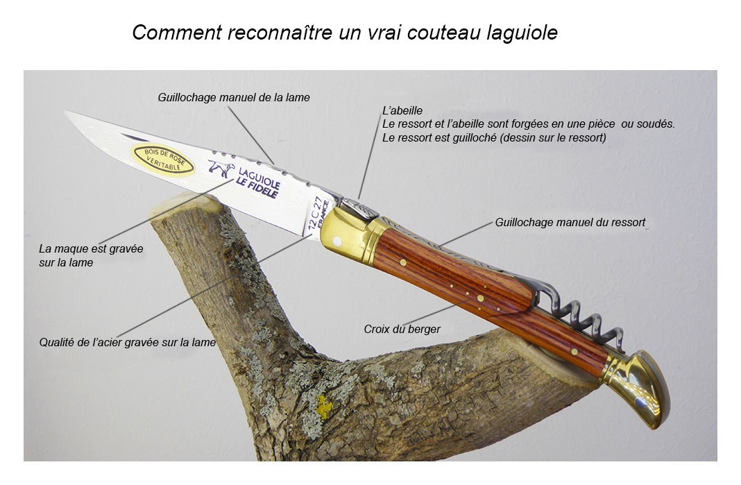 Comment reconnaitre un vrai couteau Laguiole